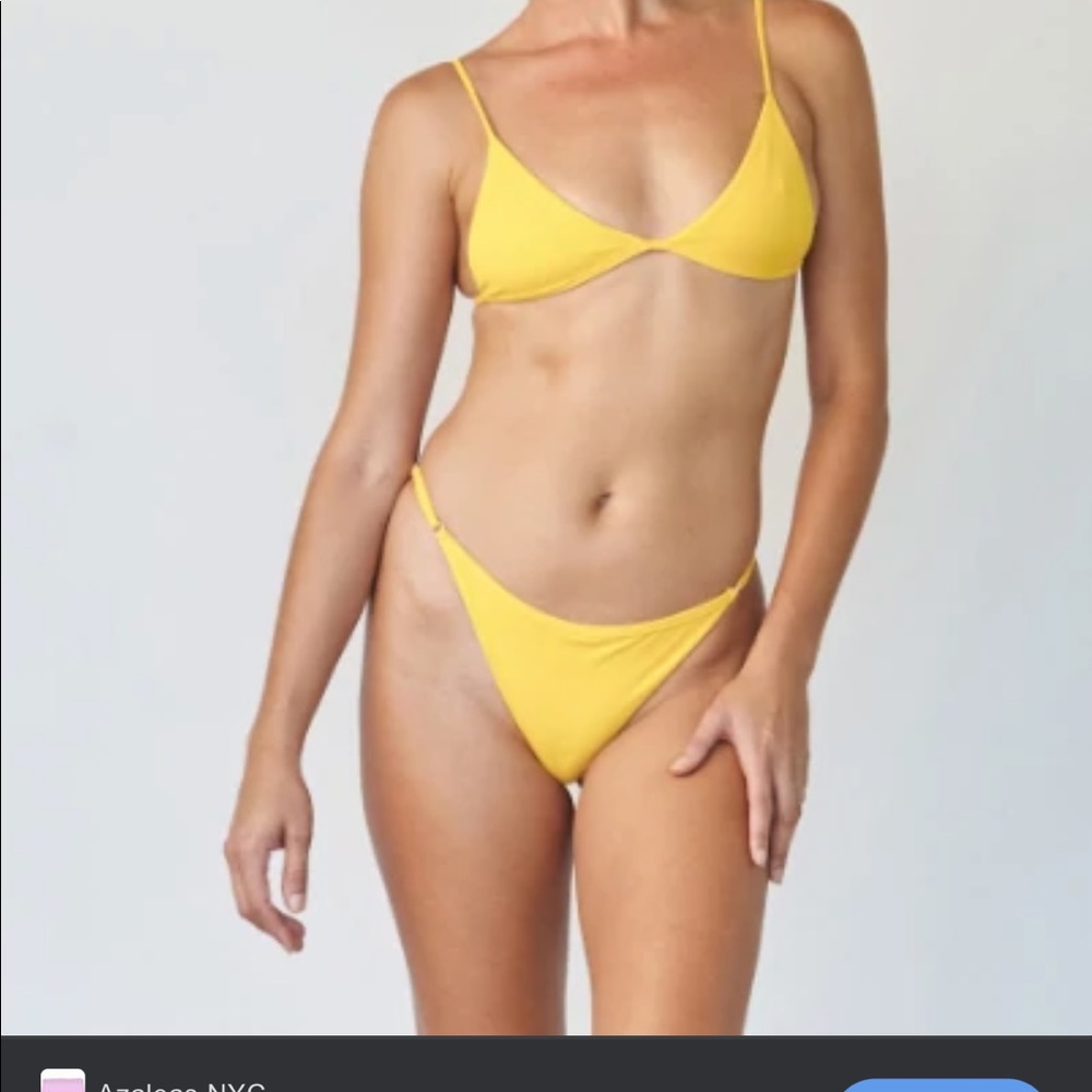 Acacia ribbed Railay Top in Lemon size S NWT